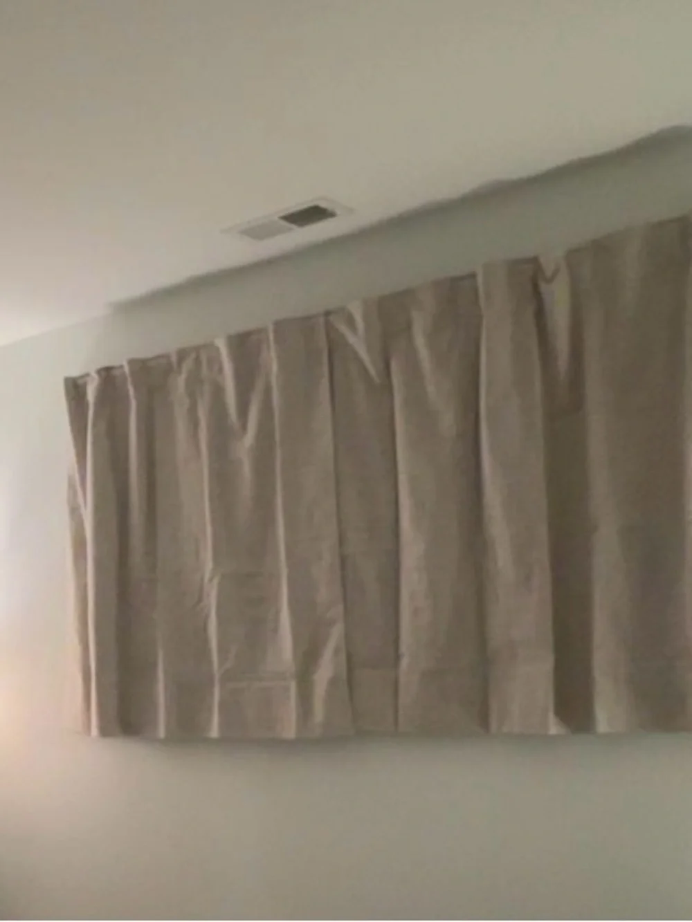 NICETOWN Natural Linen Blackout Curtains 2 Panels 52inW x 48inL